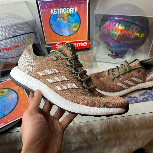 🆕 - Adidas PureBOOST GO Raw Khaki - Size: M 11.5 - Picture 11 of 11